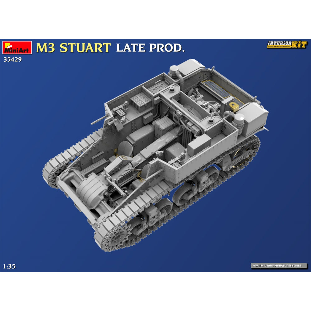 Miniart 35429 M3 Stuart Late Prod. Interior Kit 1:35 Model Kit