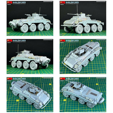 Miniart 35431 Sd.Kfz.234/3 w/2cm Schwebelafette 38 1:35 Model Kit