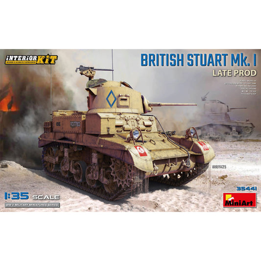 Miniart 35441 British Stuart Mk.I Late w/Interior 1:35 Model Kit