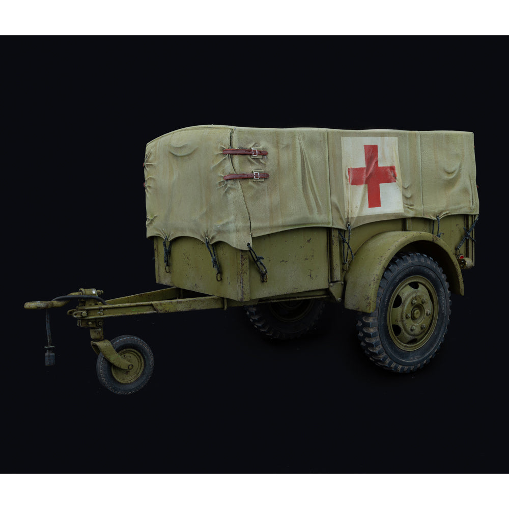MiniArt 35443 G-518 US 1t Cargo Trailer w/Canvas "Ben Hur" 1:35 Model Kit