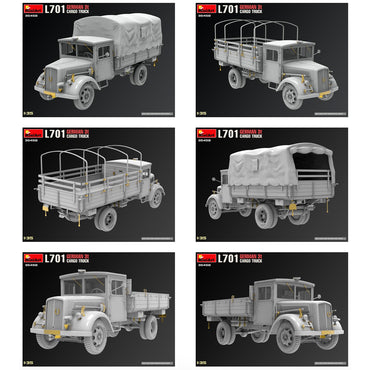 Miniart 35450 L701 German 3T German Cargo Truck 1:35 Model Kit