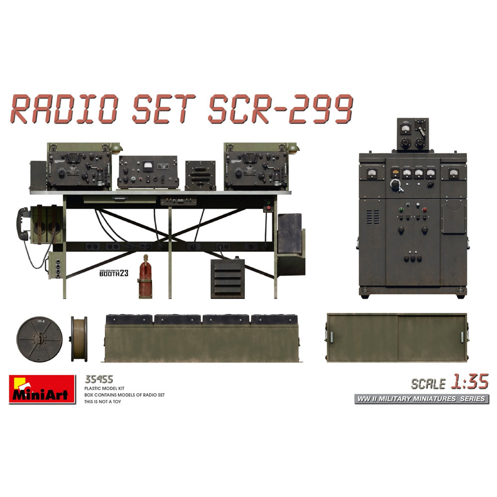 Miniart 35455 Radio Set SCR-299 1:35 Model Kit