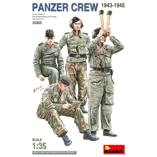 Miniart 35465 Panzer Crew 1943-1945 Figures 1:35 Model Kit