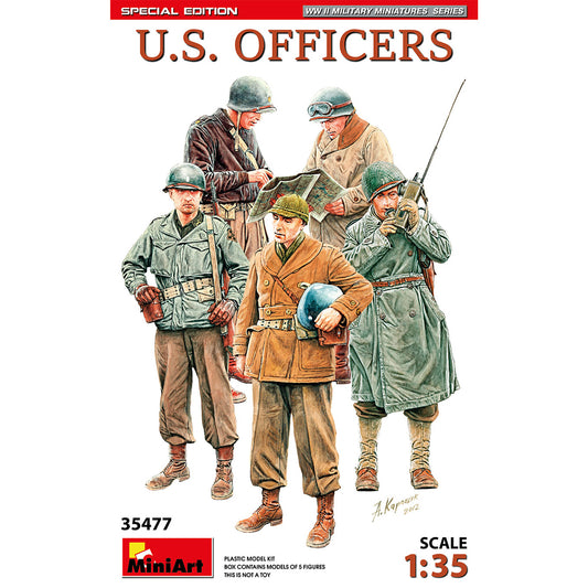 MiniArt 35477 US Officers 1:35 Model Kit