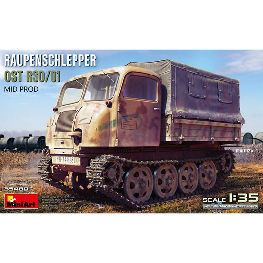 Miniart 35480 Raupenschlepper OST RSO/01 Mid Prod. 1:35 Model Kit
