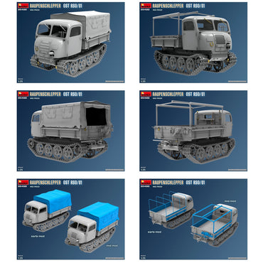 Miniart 35480 Raupenschlepper OST RSO/01 Mid Prod. 1:35 Model Kit