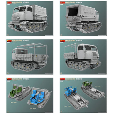 Miniart 35482 Raupenschlepper OST RSO/01 Late Prod 1:25 Model Kit