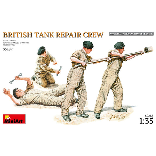 Miniart 35489 British Tank Repair Crew WWI 1:35 Model Kit