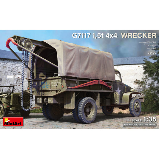 Miniart 35490 G7117 1.5t 4x4 Wrecker 1:35 Model Kit