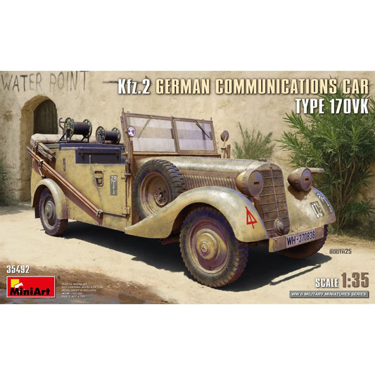 Miniart 35492 Kfz.2 German Communications Car Type 170VK 1:35 Model Kit