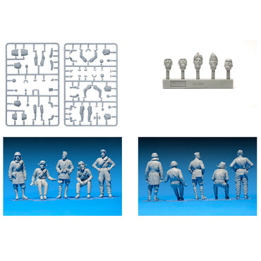 Miniart 35500 Italian Tank Crew Figures 1:35 Model Kit