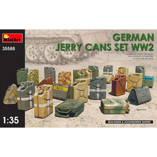 Miniart 35588 German Jerry Cans Set WWII 1:35 Diorama Model Kit