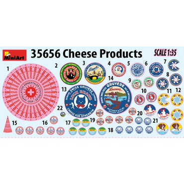 MiniArt 35656 Cheese Products 1:35 Model Kit