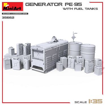 Miniart 35662 Generator PE-95 with Fuel Tanks 1:35 Model Kit