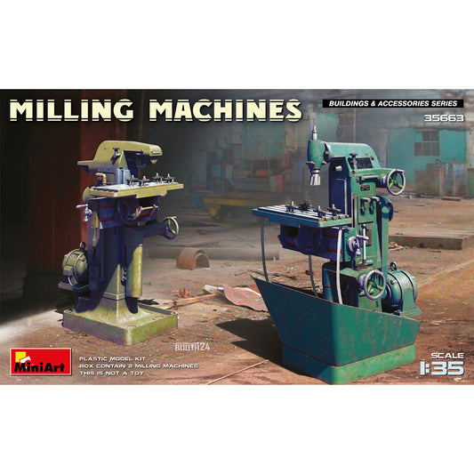 Miniart 35663 Milling Machines 1:35 Model Kit