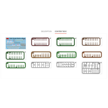 Miniart 35665 Alcohol Bottles with Boxes/Crates 1:35 Model Kit