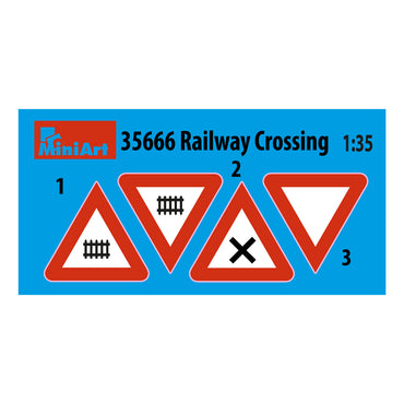 Miniart 35666 Railway Crossing 1:35 Model Kit