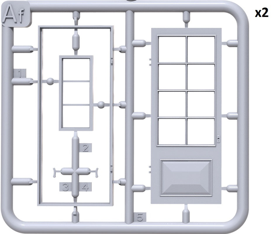 Miniart 35675 Windows & Doors 1:35 Model Kit