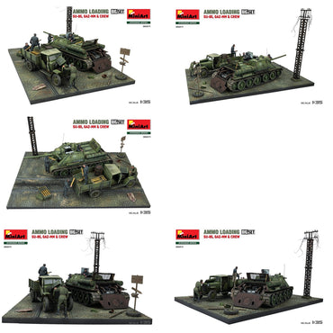 Miniart 36071 Ammo Loading SU-85, GAZ-MM & Crew 1:35 Diorama Model Kit