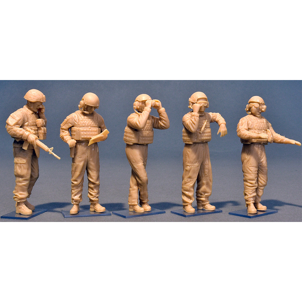 Miniart 37008 USMC Tank Crew Figures x5 1:35 Model Kit