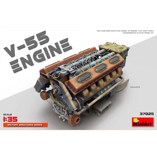 Miniart 37025 V-55 Engine 1:35 Model Kit