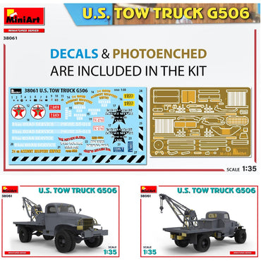 Miniart 38061 U.S Tow Truck G506 1:35 Plastic Model Kit