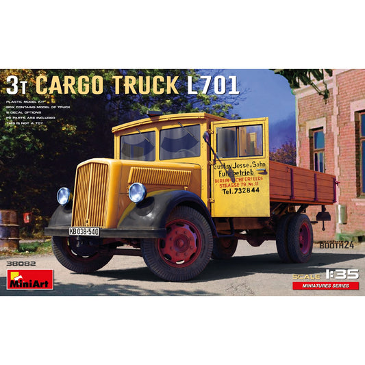 Miniart 38082 3T Cargo Truck L701 1:35 Model Kit