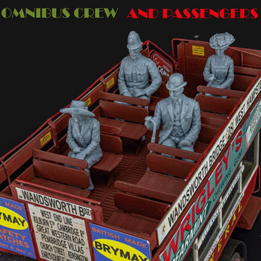 MiniArt 38092 Omnibus Crew and Passengers Figures 1:35 Model Kit