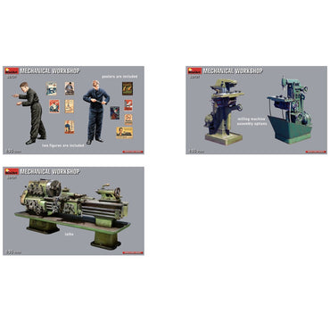 Miniart 38101 Mechanical Workshop 1:35 Model Kit