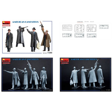 Miniart 38108 1930s American Gangsters Figures 1:35 Model Kit