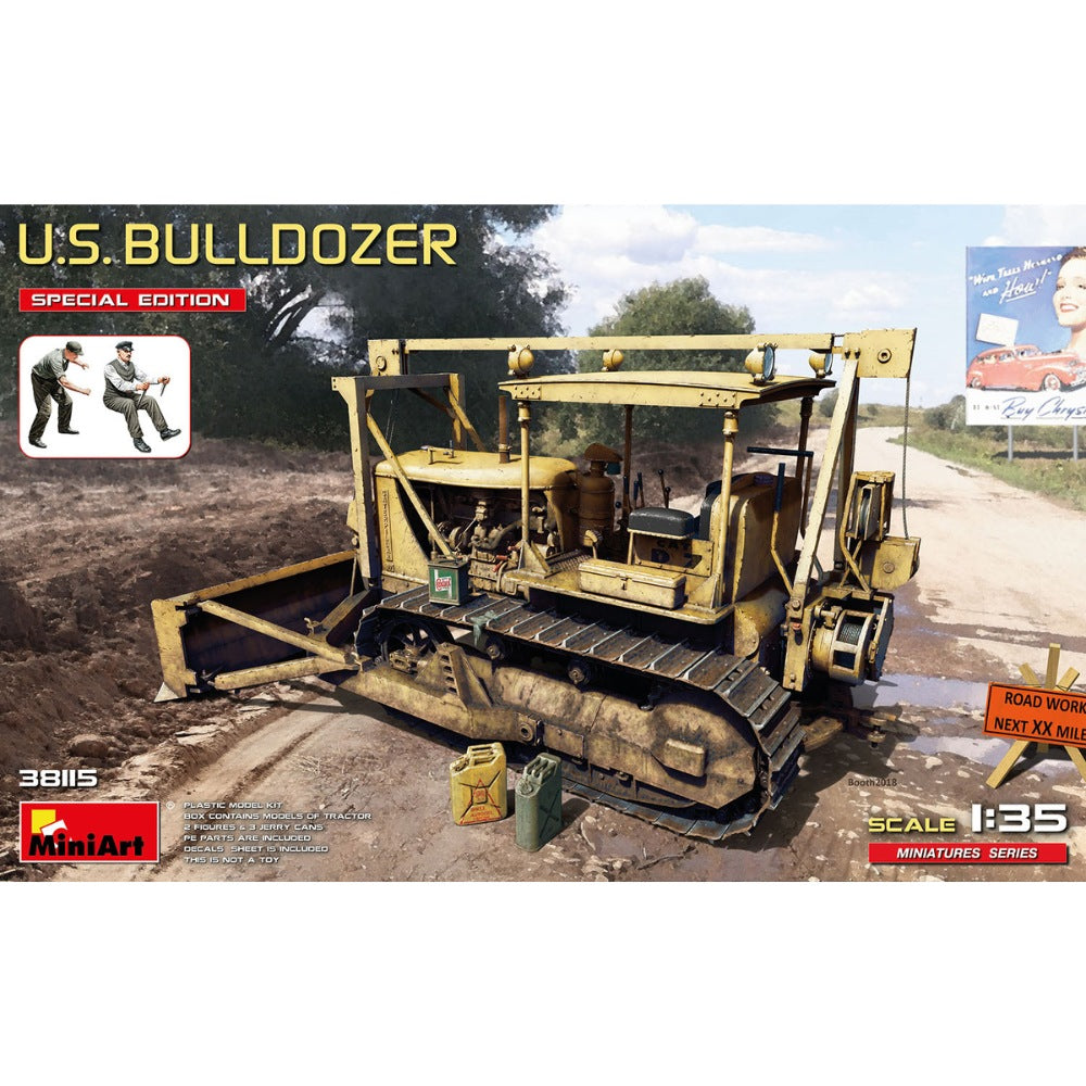 Miniart 38118 U.S Bulldozer Special Edition 1:35 Model Kit