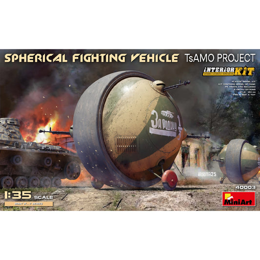 Miniart 40003 Spherical Fighting Vehicle TsAMO Project 1:35 Model Kit