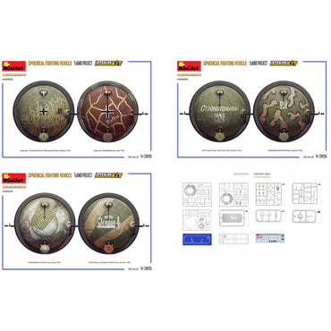 Miniart 40003 Spherical Fighting Vehicle TsAMO Project 1:35 Model Kit