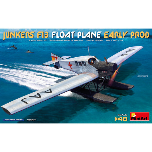 Miniart 48004 Junkers F13 Float Plane Early Prod. 1:48 Model Kit