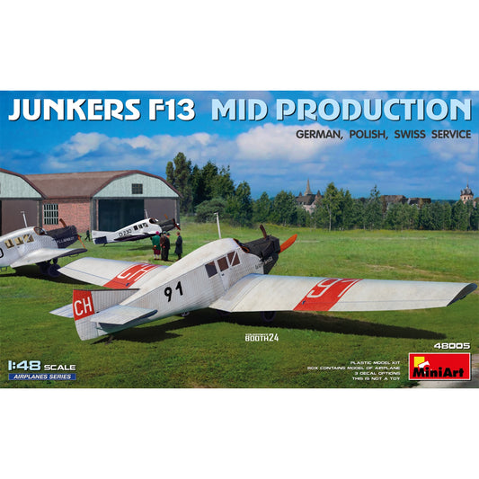 Miniart 48005 Junkers F13 Mid Production 1:48 Model Kit