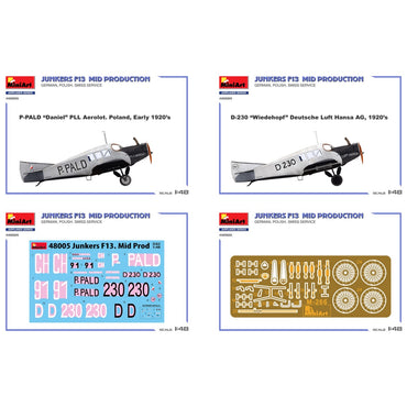 Miniart 48005 Junkers F13 Mid Production 1:48 Model Kit