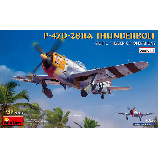 Miniart 48022 Republic P-47D-28RA Thunderbolt Pacific BasicKit 1:48 Model Kit