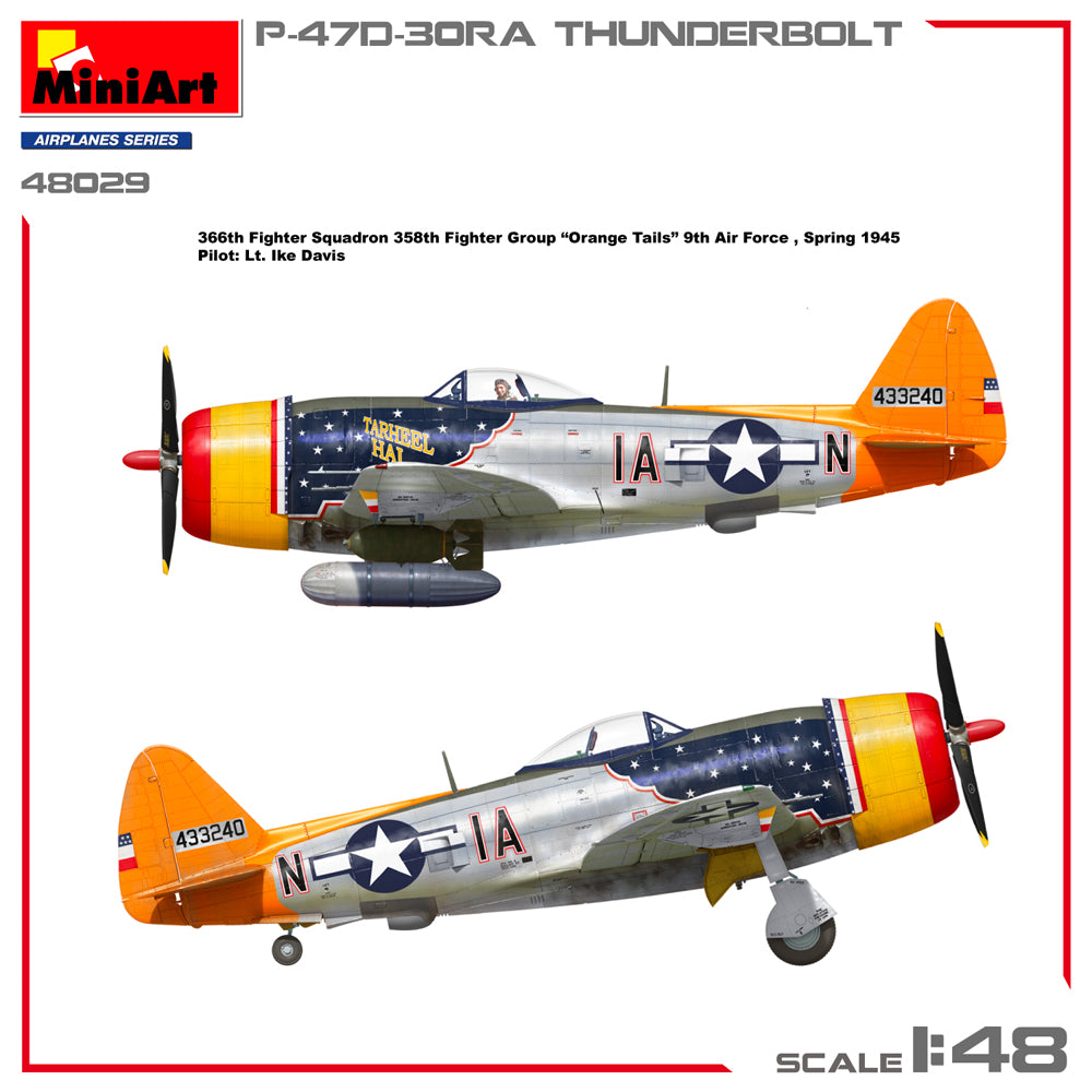 Miniart 48029 P-47D-30RA Thunderbolt Advanced Kit 1:48 Model Kit
