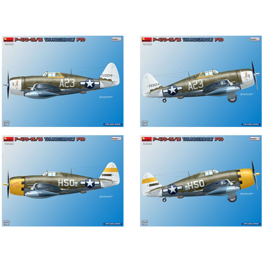 Miniart 48039 P-47D-15/16 Thunderbolt PTO Basic Kit 1:35 Model Kit