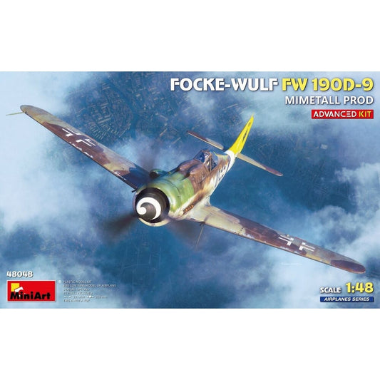 Miniart 48048 Focke-Wulf Fw 190D-9. Mimetall Prod. Advanced Kit 1:48 Model Kit
