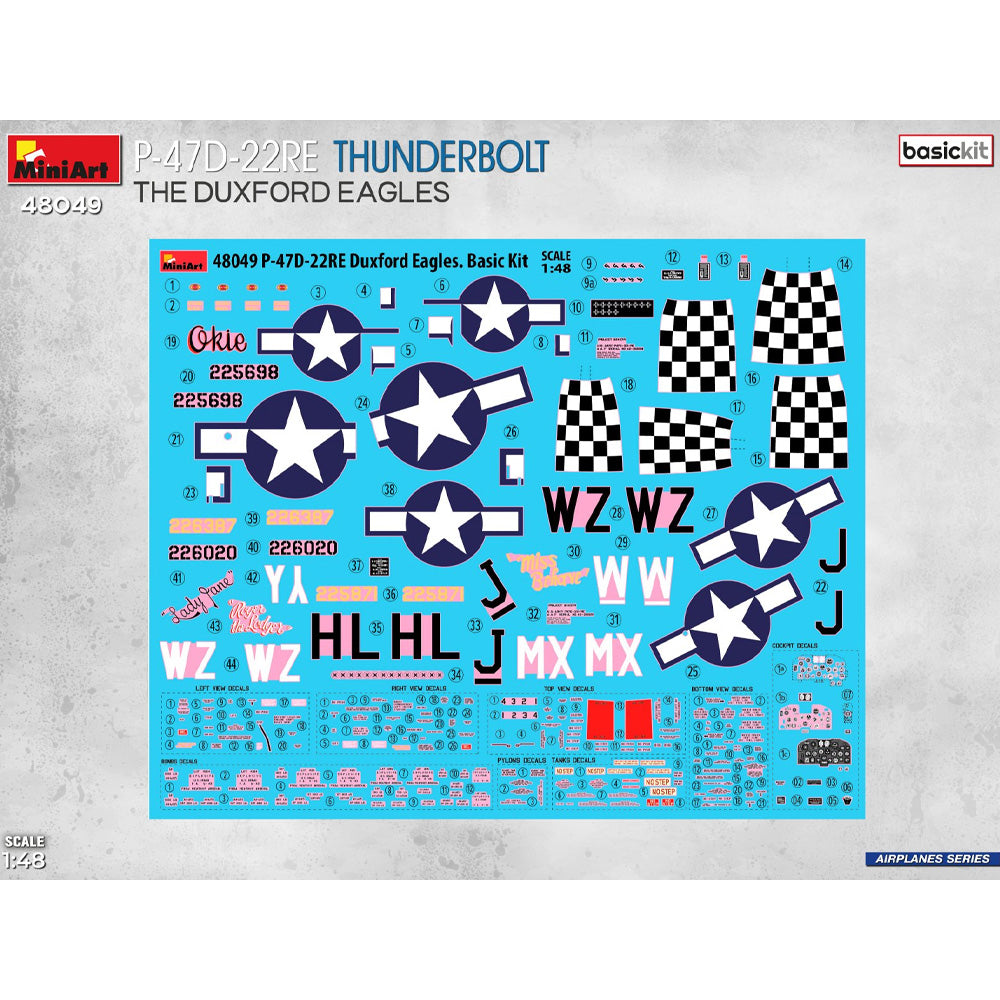 Miniart 48049 Republic P-47D-22RE Thunderbolt The Duxford 1:48 Model Kit