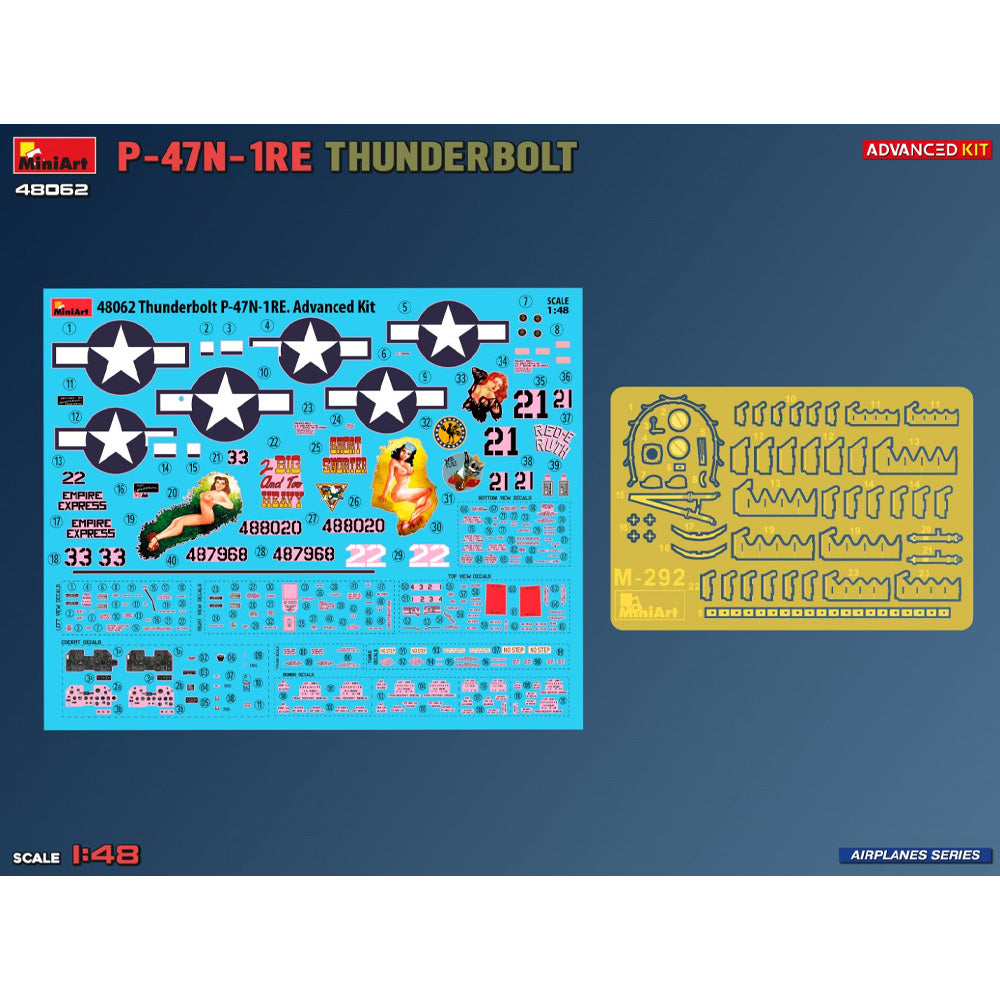 Miniart 48062 P-47N-1RE Thunderbolt Advanced Kit 1:35 Model Kit