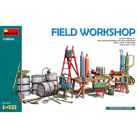 Miniart 49012 Field Workshop 1:48 Model Kit