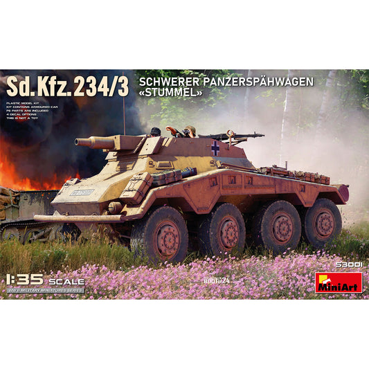 Miniart 53001 Sd.Kfz.234/3 Stummel 1:35 Model Kit