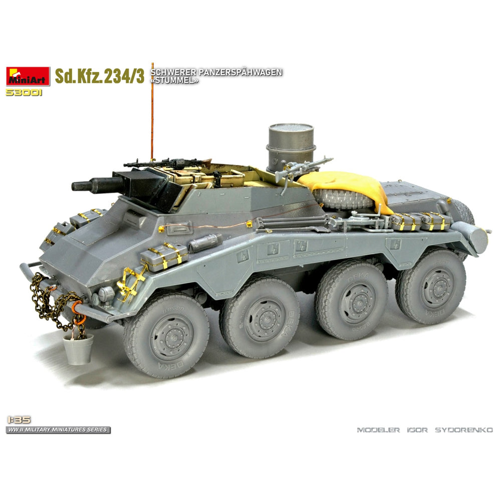 Miniart 53001 Sd.Kfz.234/3 Stummel 1:35 Model Kit