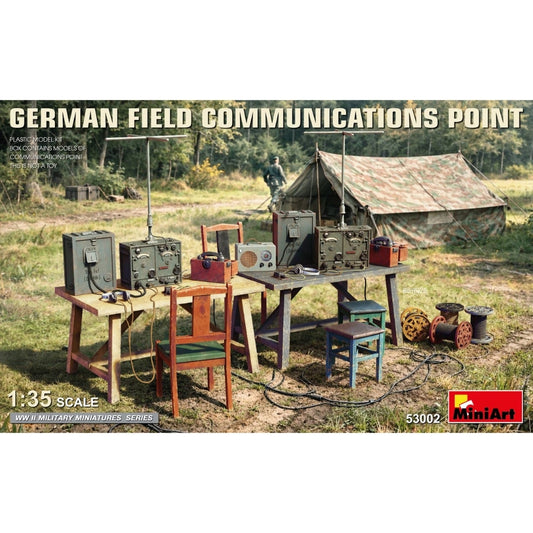 Miniart 53002 German Field Communications Point 1:35 Model Kit