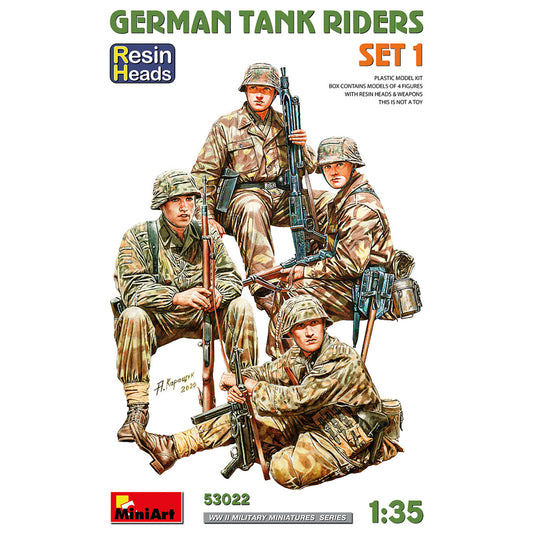 Miniart 53022 German Tank Riders Set 1 1:35 Model Kit