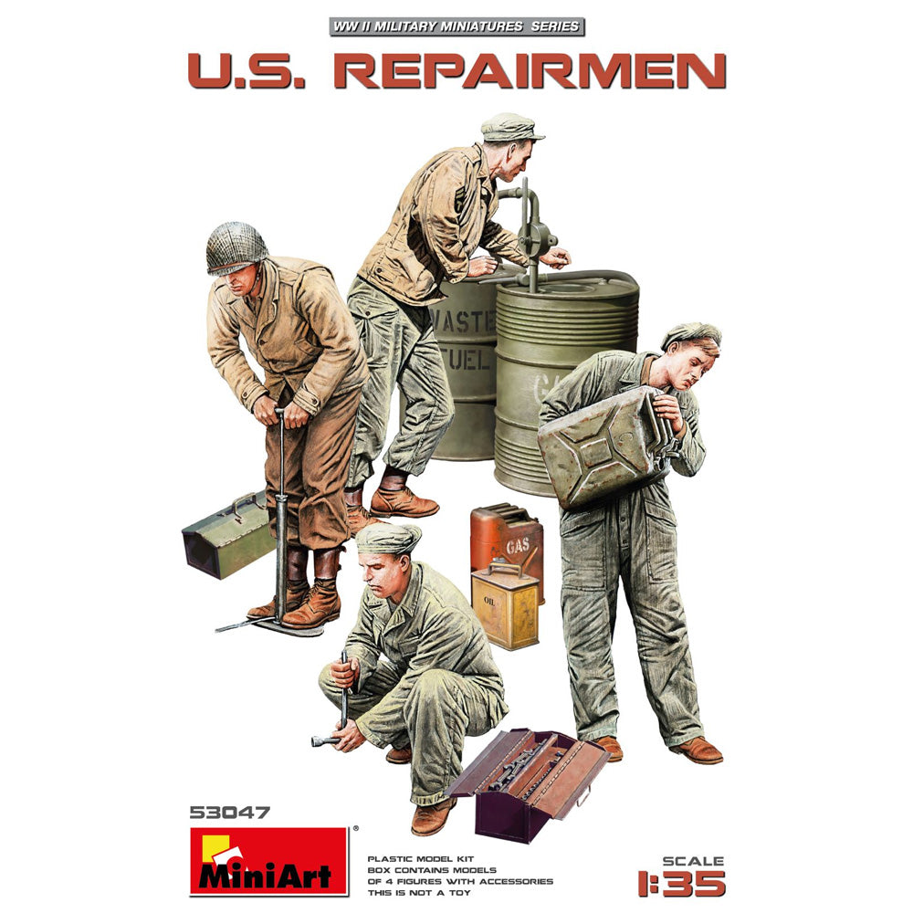 Miniart 53047 US Repairmen 1:35 Model Kit