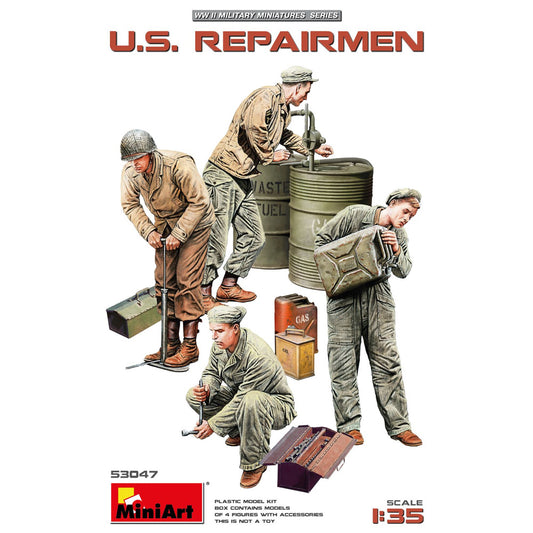 Miniart 53047 US Repairmen 1:35 Model Kit