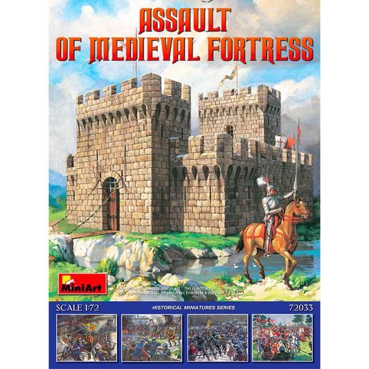 Miniart 72033 Assault of Medieval Fortress 1:72 Model Kit